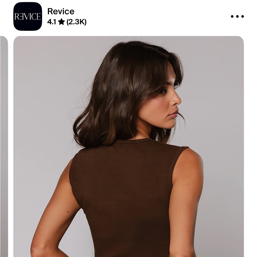Brown Tank Top